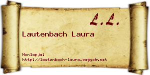 Lautenbach Laura névjegykártya