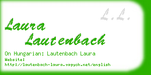 laura lautenbach business card